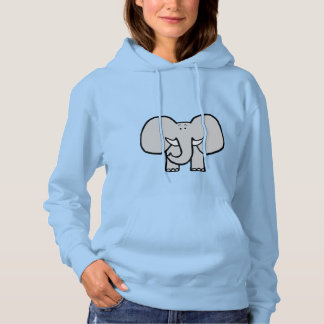 Big Ears the Elephant Ladies Hoody