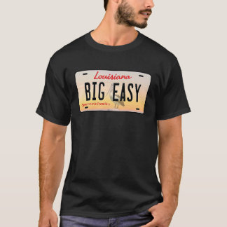 Big Easy Louisiana License Plate T-Shirt