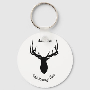 Big Elk, Add Text and Message  Key Ring