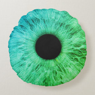 Big Eye Ball (Style: 3) Round Cushion