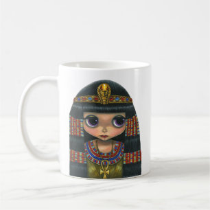 Big Eye Cleopatra Girl Doll Cute Coffee Mug