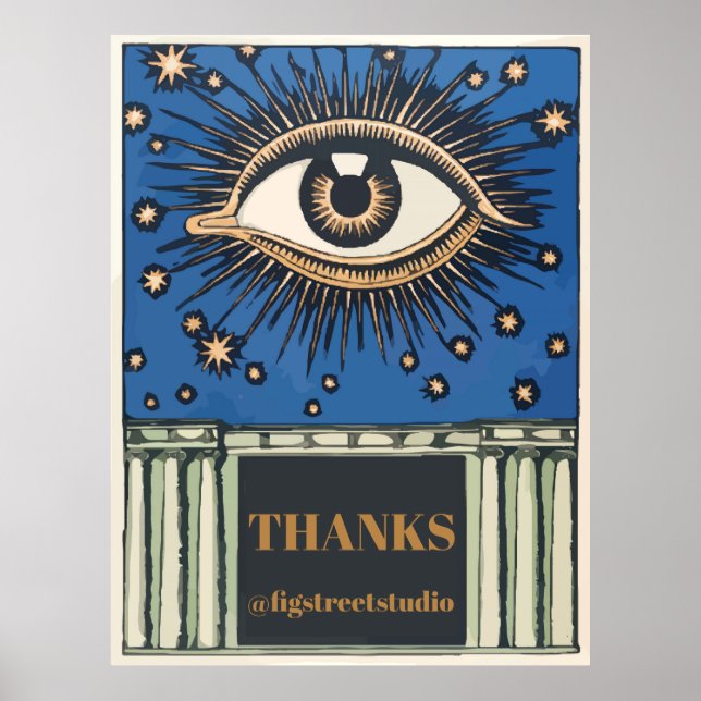 Big Eye, edit text, Thanks, Poster (Front)