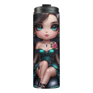 Big Eye Lady -Thermal Tumbler