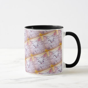 Big eyed cat mug