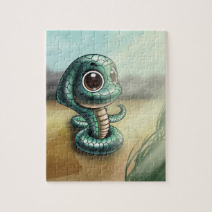 Big-Eyed Cobra Cutie 8x10 Puzzle with Gift Box
