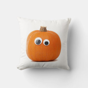 Big Eyed Pumpkin Pillow 16x16