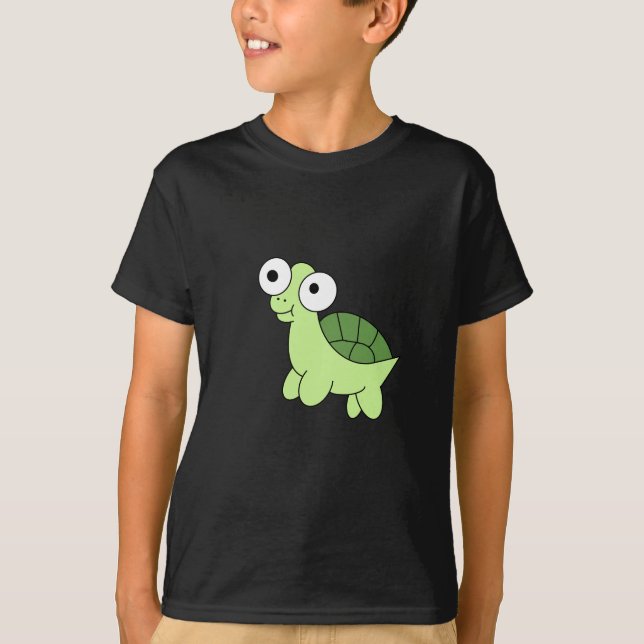 Big Eyed Turtle Kid Shirt (Front)