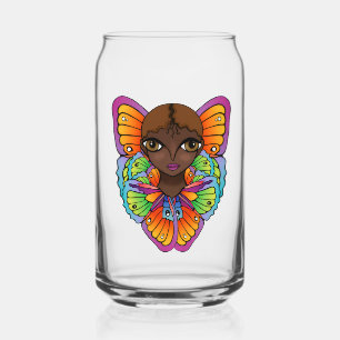 BIG EYES & BUTTERFLY CAN GLASS