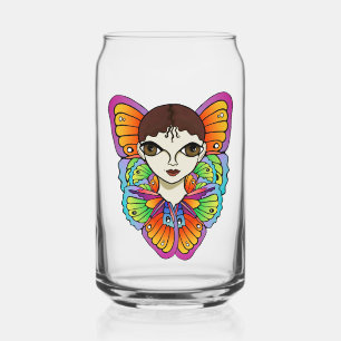 BIG EYES & BUTTERFLY CAN GLASS