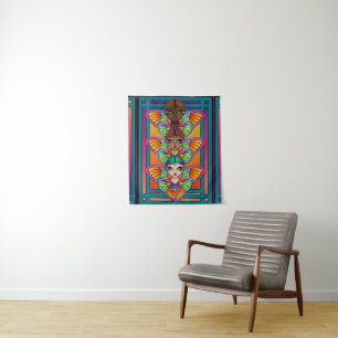 Big Eyes & Butterfly Wings Tapestry