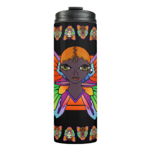 Big Eyes & Butterfly Wings Thermal Tumbler