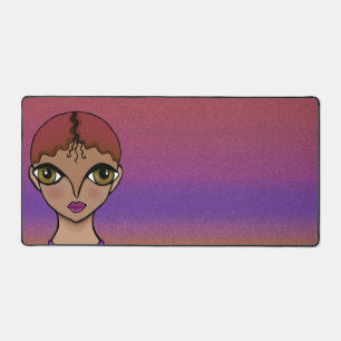 Big Eyes Design Desk Mat