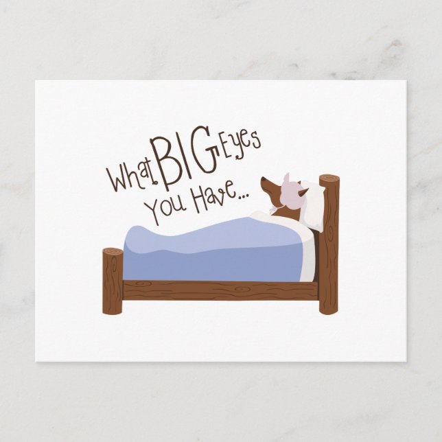 Big Eyes You Have Postcard (Front)