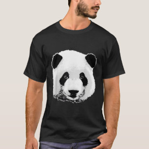 Big Face Panda Animal T-Shirt