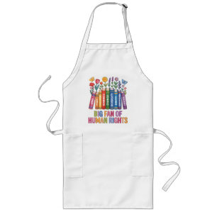 Big Fan Of Human Rights Long Apron