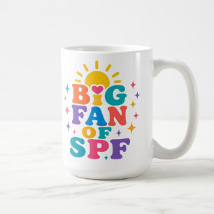 Big Fan of SPF Summer Sun Protection Coffee Mug