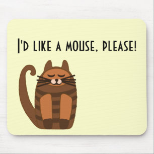 big fat cat rufus mouse pad