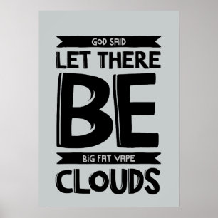 Big Fat Clouds Premium Poster
