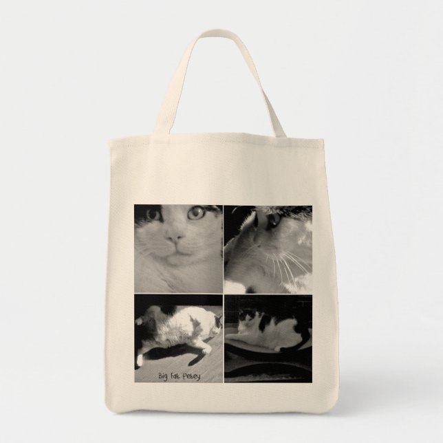 BIG FAT PETEY GROCERY TOTE BAG (Front)
