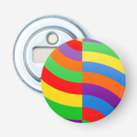 BIG FAT RAINBOW STRIPES CIRCLES