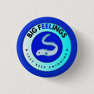 big fEELings digital 3 Cm Round Badge