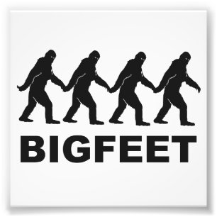 Big Feet Bigfoot Photo Print