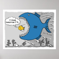 Big Fish About to Eat a Smaller Fish