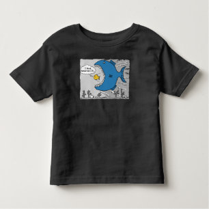 Big Fish About to Eat a Smaller Fish Toddler T-Shirt