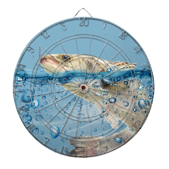 Big Fish In Water Dartboard (Front)