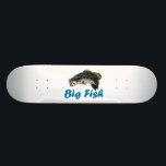 Big Fish Skateboard<br><div class="desc">Be the big fish with this pop art board. You can also add your own creativity to this design by clicking the "Customise it" button on the right --> It's easy to add or change text,  colours,  and pictures to make your design a one of kind original.</div>