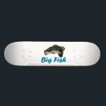 Big Fish Skateboard<br><div class="desc">Be the big fish with this pop art board. You can also add your own creativity to this design by clicking the "Customise it" button on the right --> It's easy to add or change text,  colours,  and pictures to make your design a one of kind original.</div>