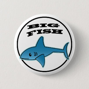 Big Fish - Standard, 2¼ Inch Round Button 6 Cm Round Badge