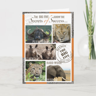 Big Five Success Card