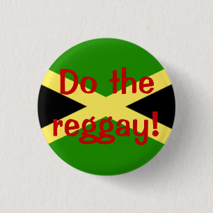 big flag, Do the reggay! 3 Cm Round Badge