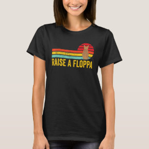 Big Floppa Caracal Cat Meme Retro Raise A Floppa T-Shirt