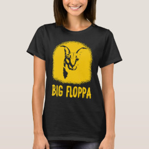 Big Floppa Cat Meme Cute Caracal distressed silhou T-Shirt