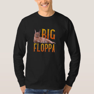 Big Floppa Meme Cute Caracal Cat Zip T-Shirt