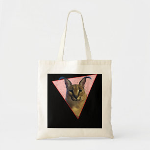 Big Floppa Meme funny cat Tote Bag