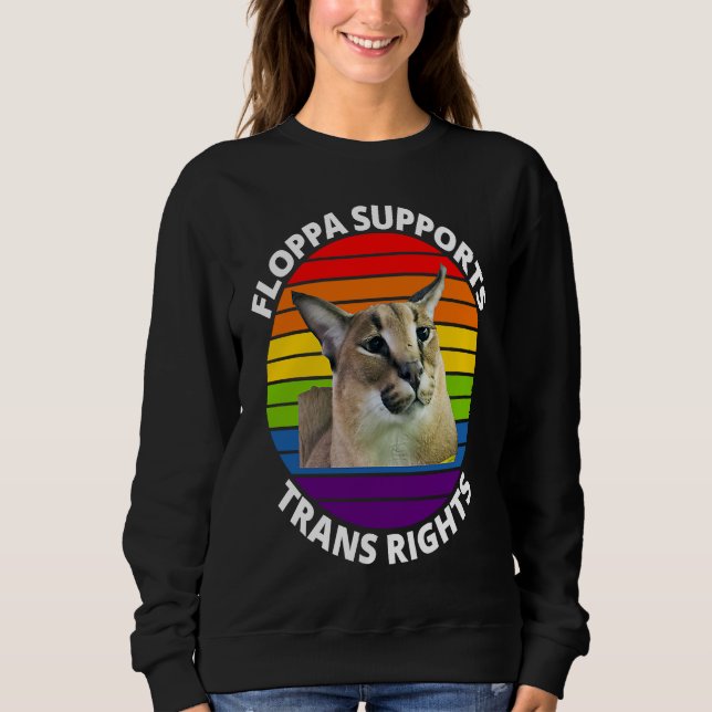 Big Floppa My Beloved Caracal Cat Meme Sweatshirt (Front)