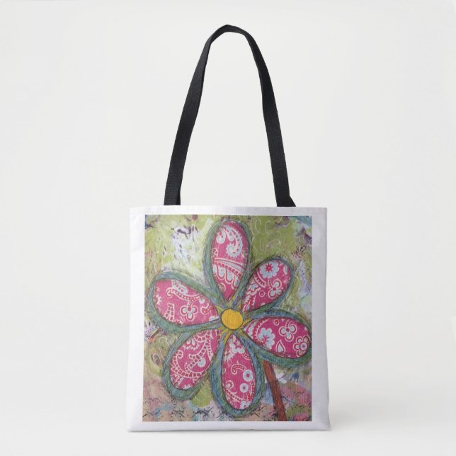 Big Flower Tote Bag (Front)