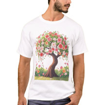 Big Flowers Tree T-shirt