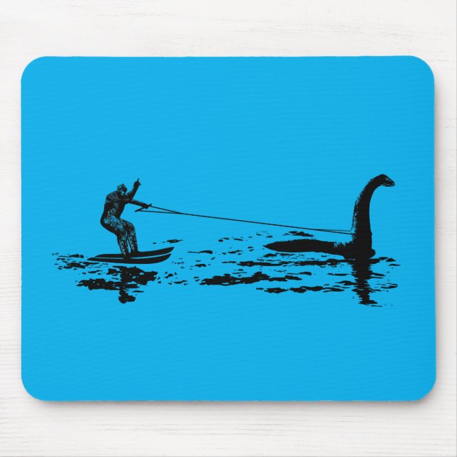 Big Foot and Nessie Mouse Pad (Front)
