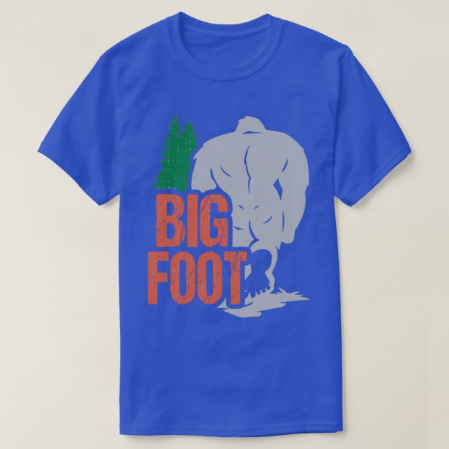 Big Foot Bigfoot Sasquatch Yeti T-Shirt (Design Front)