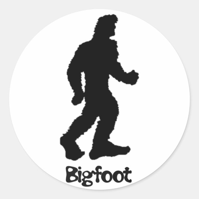 Big Foot Classic Round Sticker (Front)