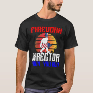 Big Foot Firework Director Tee Perfect 4th Of July