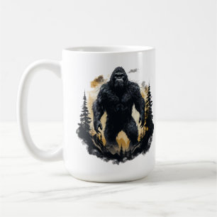 Big Foot In The Forrest Coffee Mug