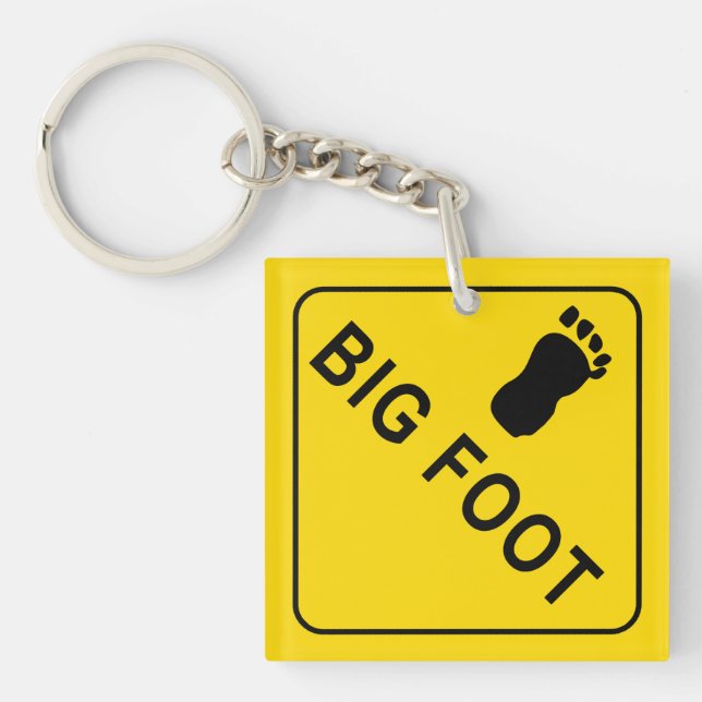 Big Foot Key Ring (Front)