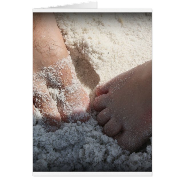 Big Foot Little Foot at the Beach Florida gulf (Front)