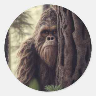 Big Foot/Sasquatch  Classic Round Sticker