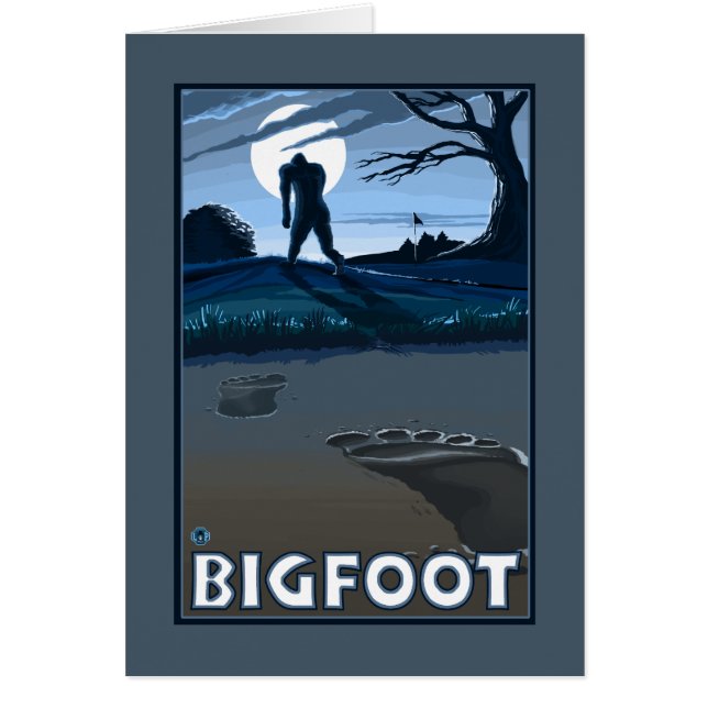 Big Foot walking through Golf Course (Front)